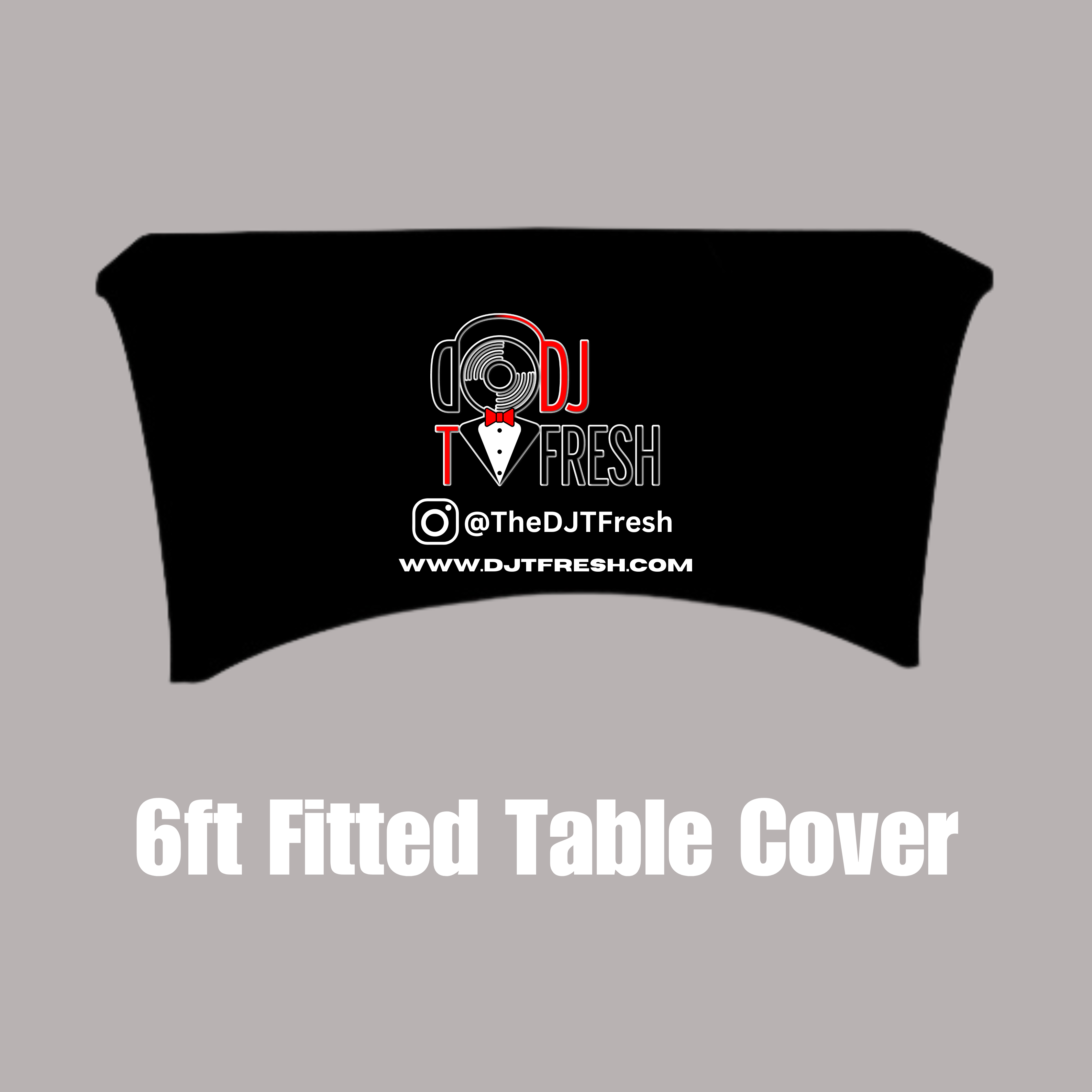 6ft Fitted Table Cover