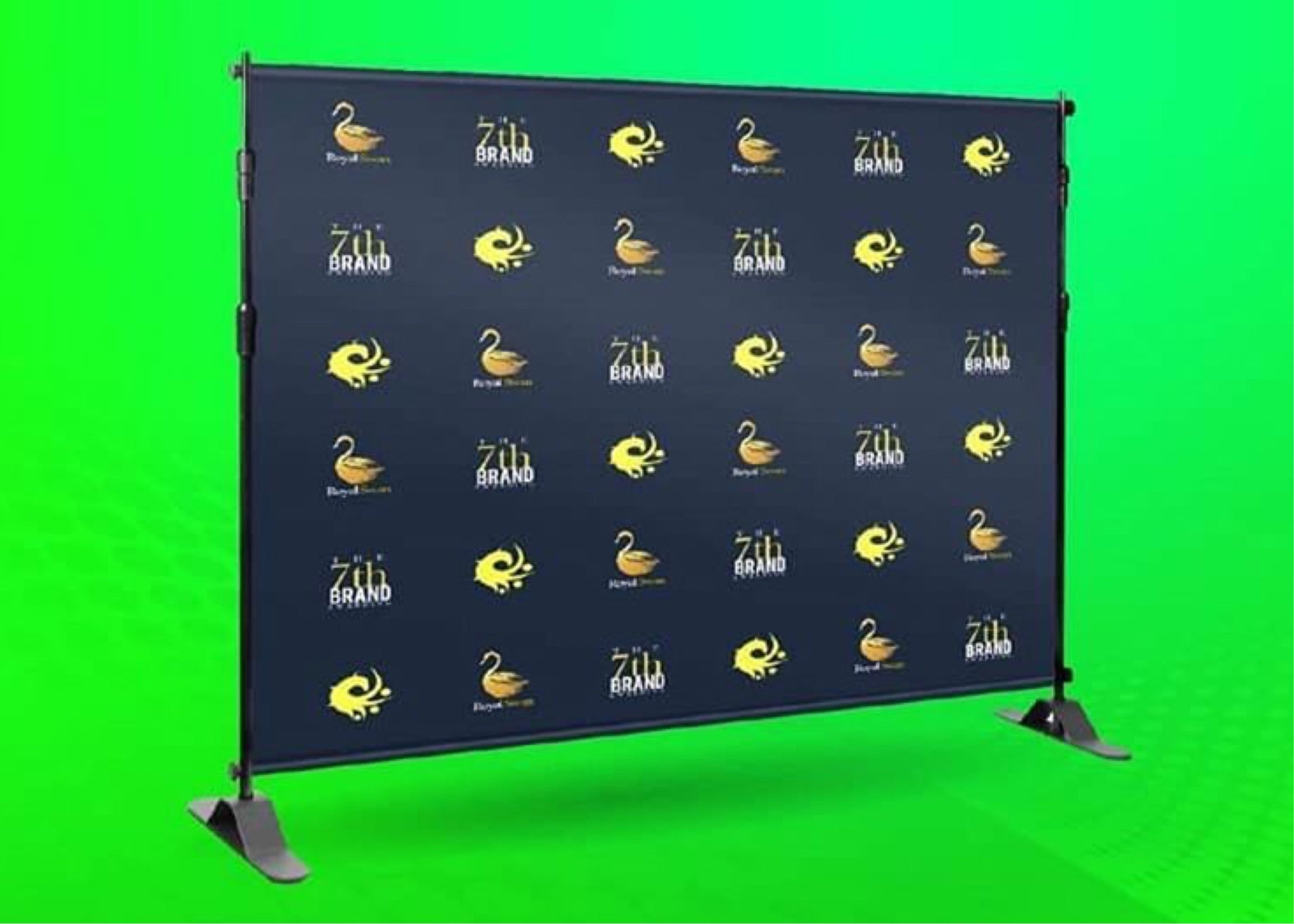 8x8 Backdrop Banner & Stand