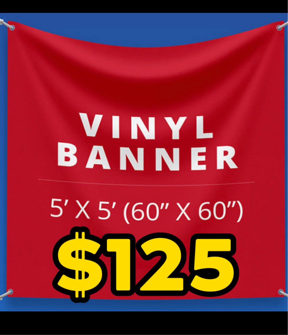 5x5 Backdrop Banner